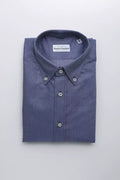 Robert Friedman Blue Cotton Men's Shirt