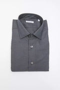 Robert Friedman Black Cotton Men's Shirt