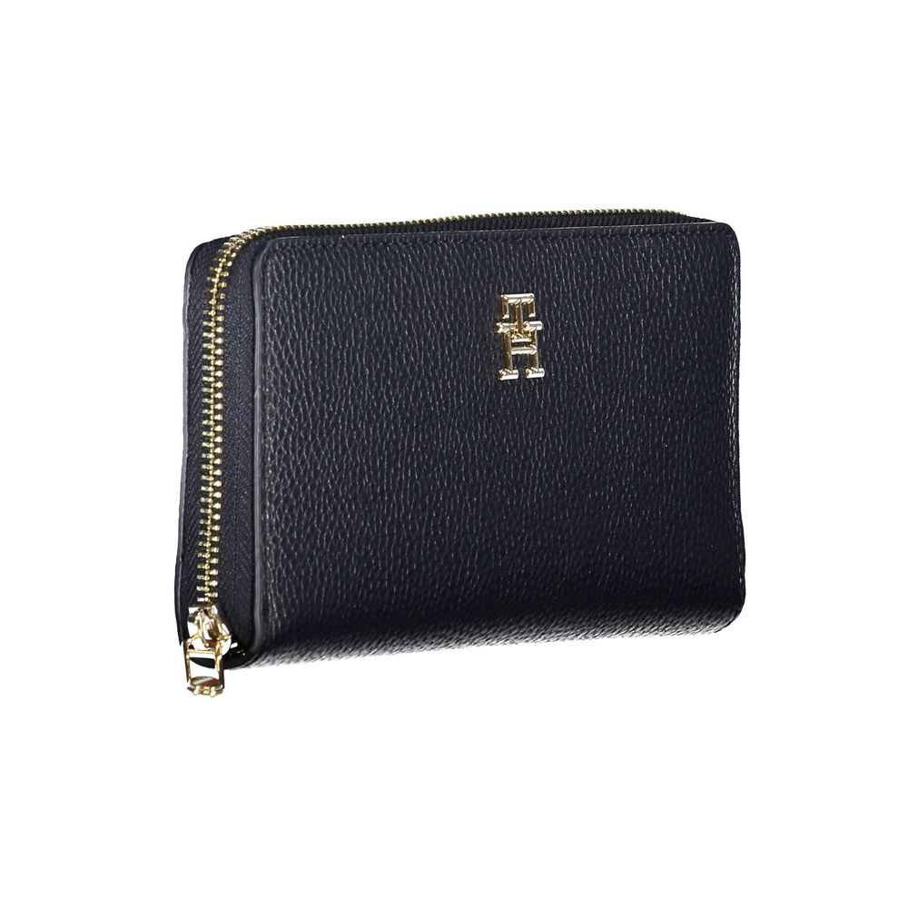 Tommy Hilfiger Blue Polyurethane Women Wallet