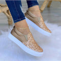 Moccasins Glitter Flat Female Loafers