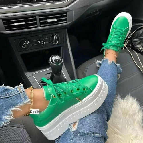 Flat Womens Sneakers Casual
